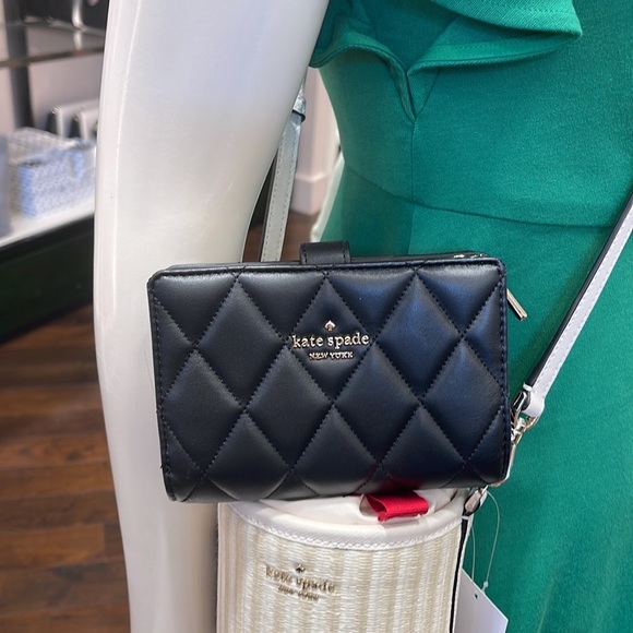 Kate Spade Carey Medium Compartment Bifold Wallet 
COLOR: Black
NWT - Picture 5 of 16